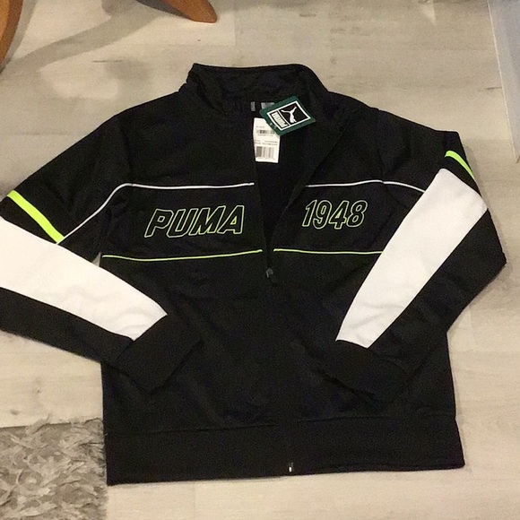 Puma Other - Puma NWT Boy Teen Youth Black Zip up Jacket with Pockets.